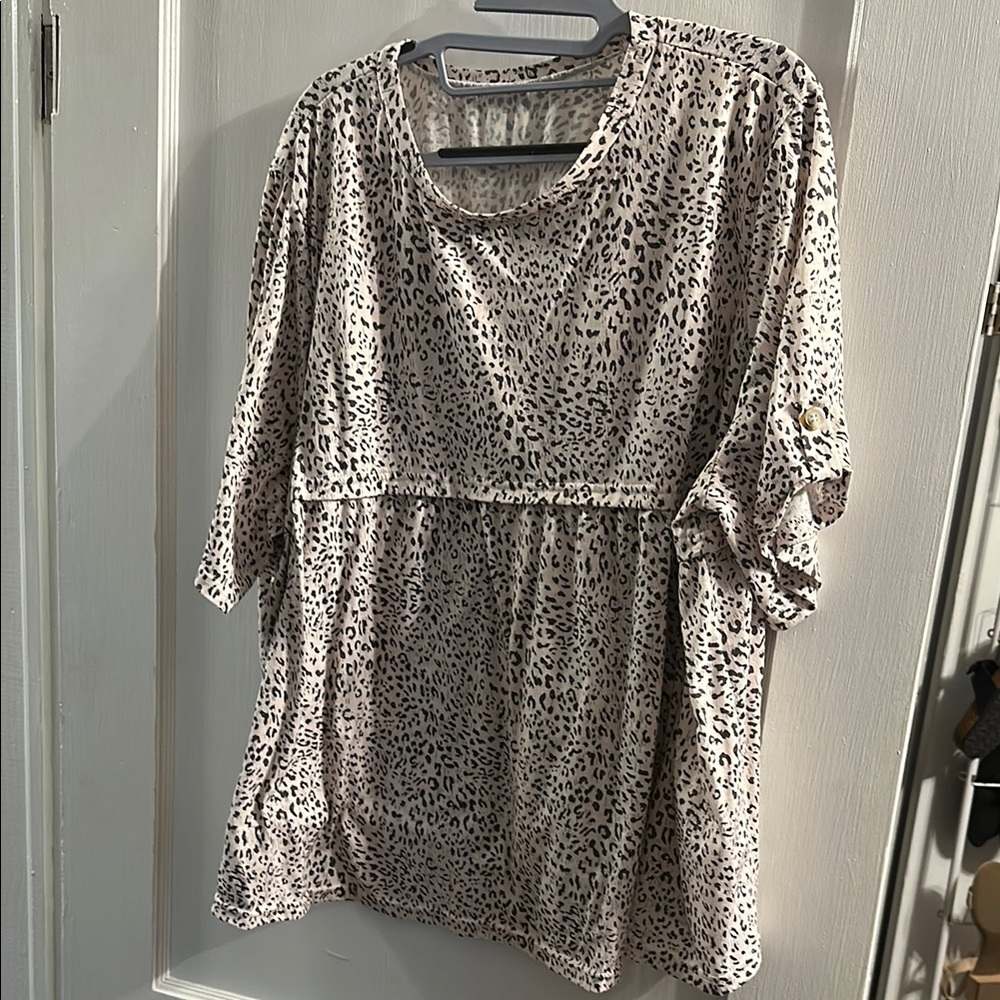 Leopard Print Top